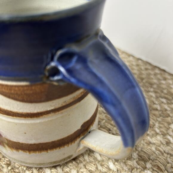 Signed Joe Frank McKee Stoneware Mug 8oz Studio Art Pottery Abstract Southwest - Picture 4 of 9